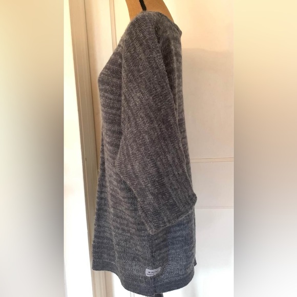 Wonderful Wool Sweater From Iceland In Heather Grey Shade - Picture 4 of 9